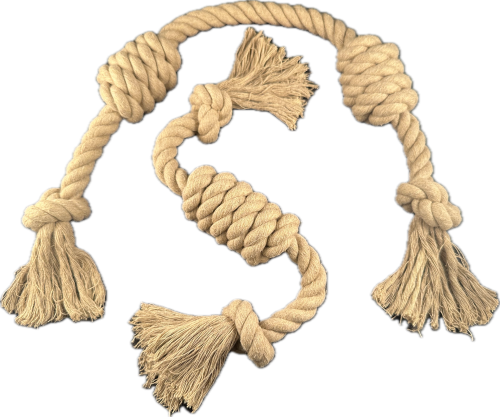 Natural Hemp Rope Toy Bundle – 2 Pack